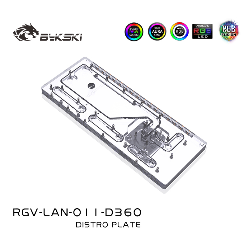 BYKSKI Distro Plate en acryliq - Distro Plate Ddc Pump Combo avis et prix